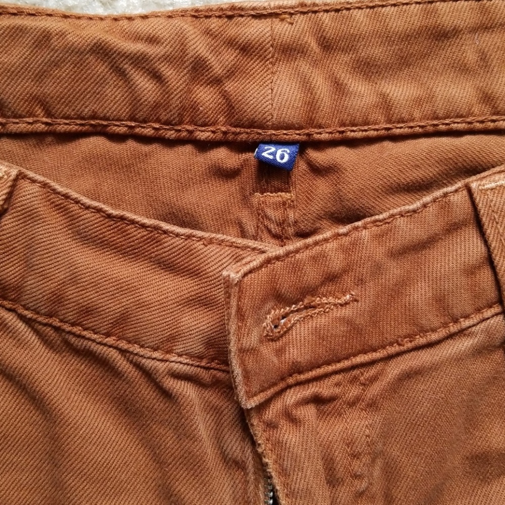 Carmar Brown Jean Shorts Size 26 - Picture 2 of 3